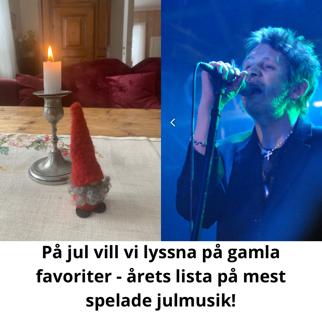 Oväntad ny låt i topp på listan över mest spelade julmusiken!