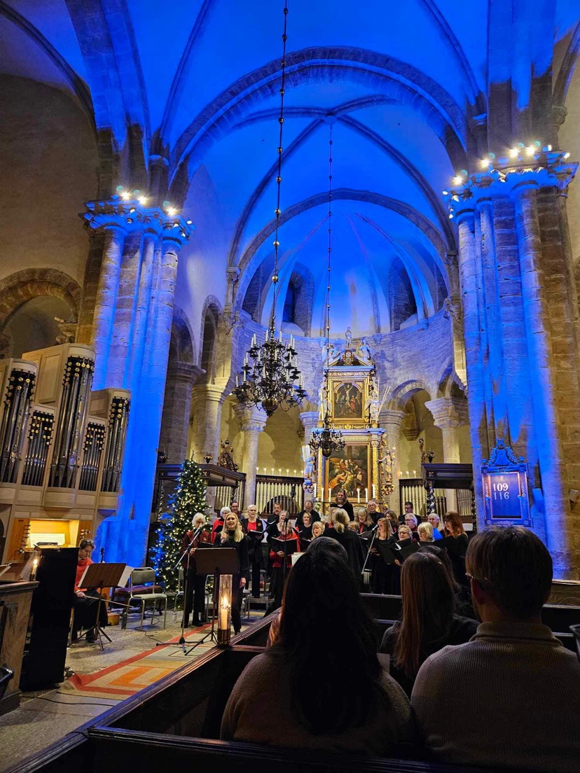 Stämningsfull julkonsert i Varnhems klosterkyrka