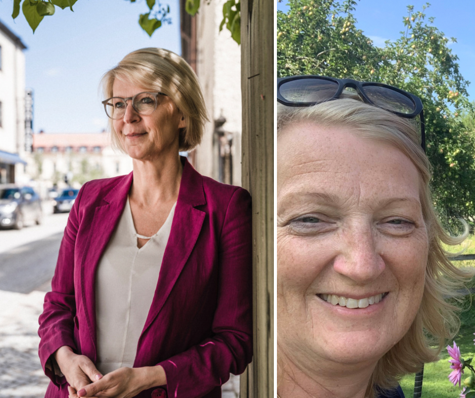 Finansminister Elisabeth Svantesson sänker skatten och kommunalråd Gunilla Druve Jansson höjer skatten