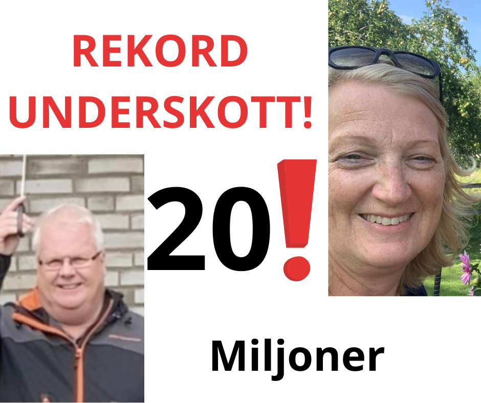 Omsorgen i Skara går back med nästan 20 miljoner!