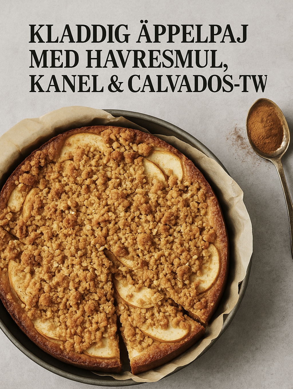 Bästa kladdiga äppelpajen!